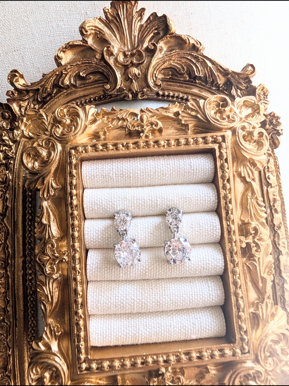 5 Carat Moissanite & Silver Drop Earrings Unisex Men's & Women's Earrings